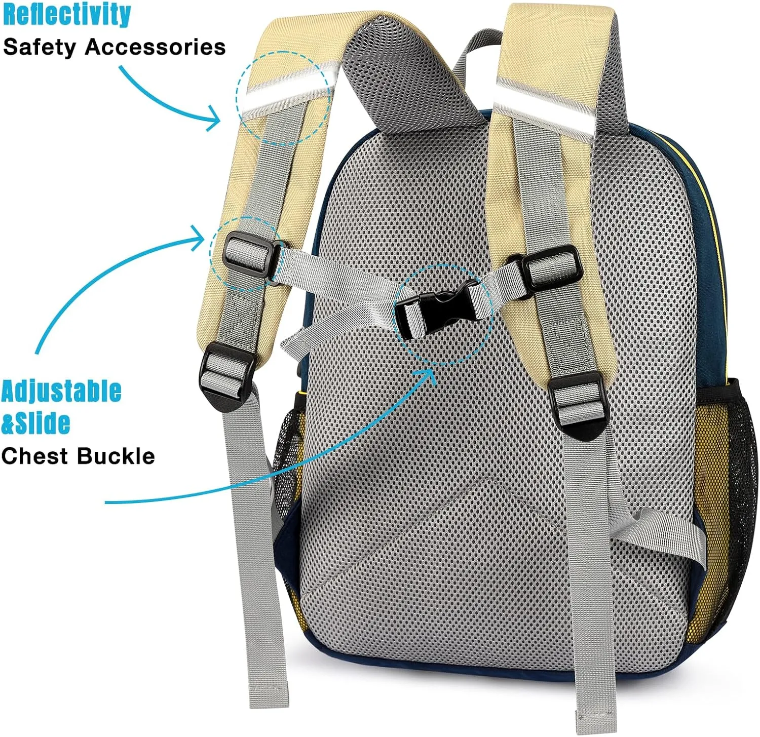 STEAMEDBUN Toddler Backpack for Boys 2-4,Kindergarten Backpack for Boys,Preschool Backpack,Mini