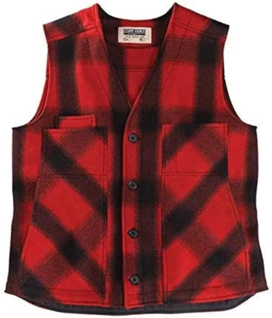 Stormy Kromer Button Vest - Cold Weather Men’s Wool Vest