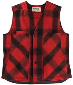 Stormy Kromer Button Vest - Cold Weather Men’s Wool Vest