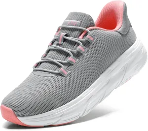 STQ Women's Slip On Walking Shoes Active Cushion Comfortable Tennis Breathable Non Slip Athletic Gym Workout Cross Training Sneakers