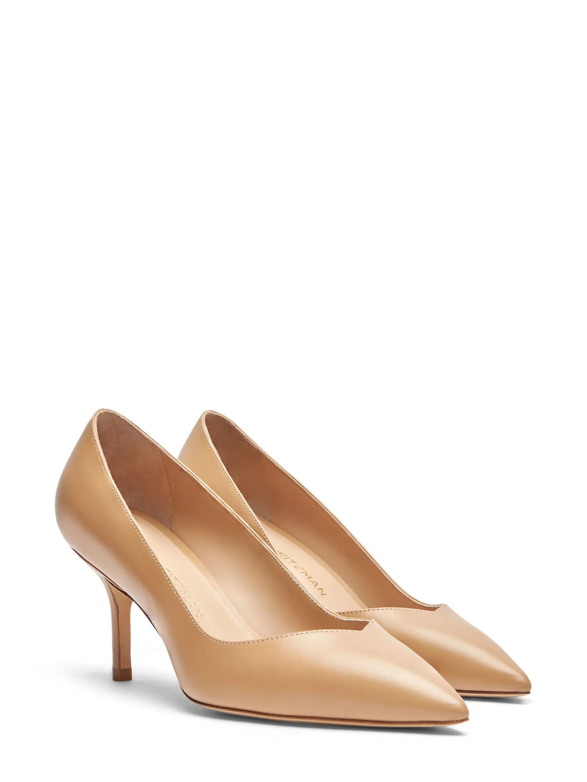 Stuart Weitzman Eva 75 Naken Stiletto Heel Pumps
