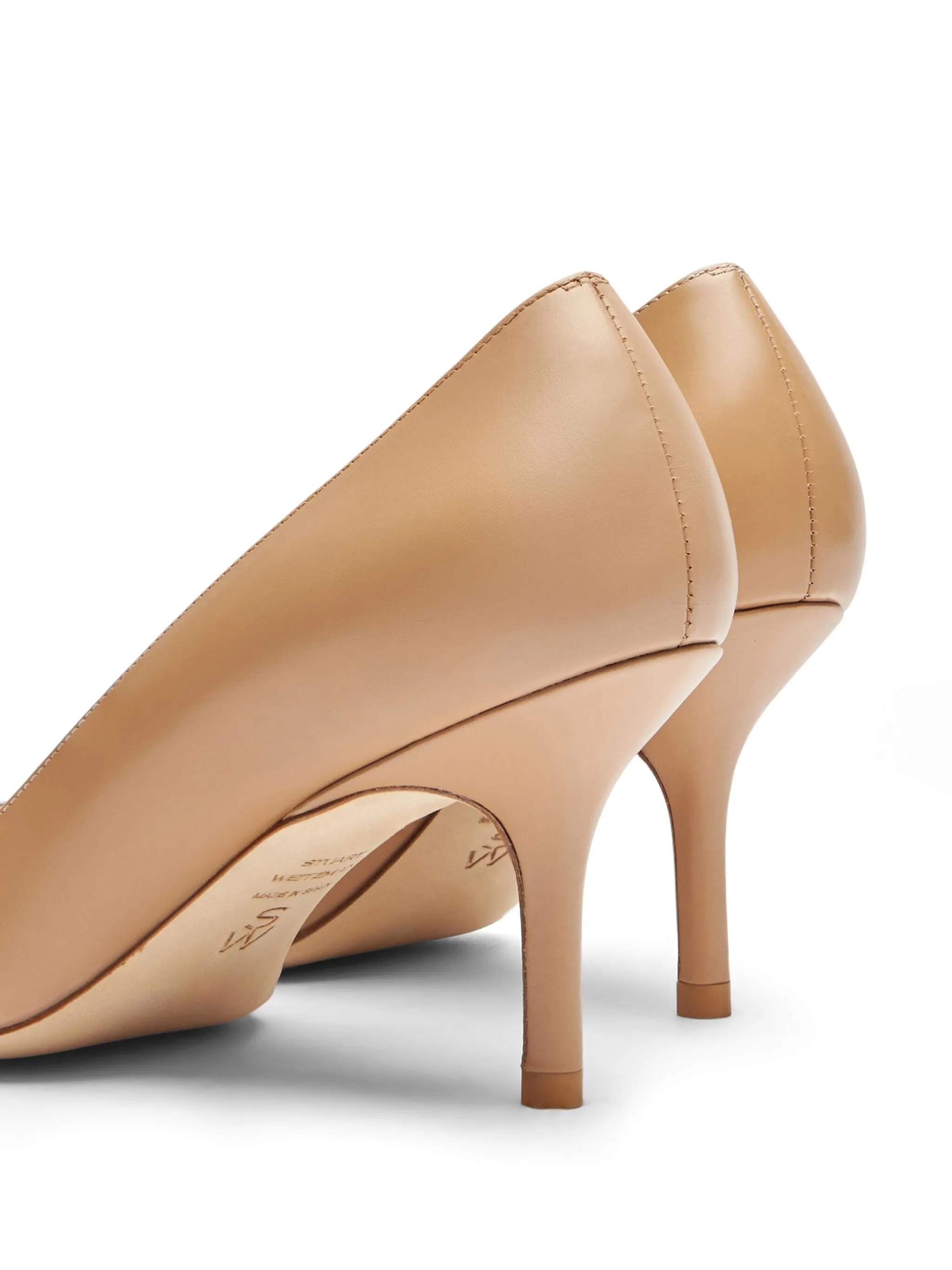 Stuart Weitzman Eva 75 Naken Stiletto Heel Pumps