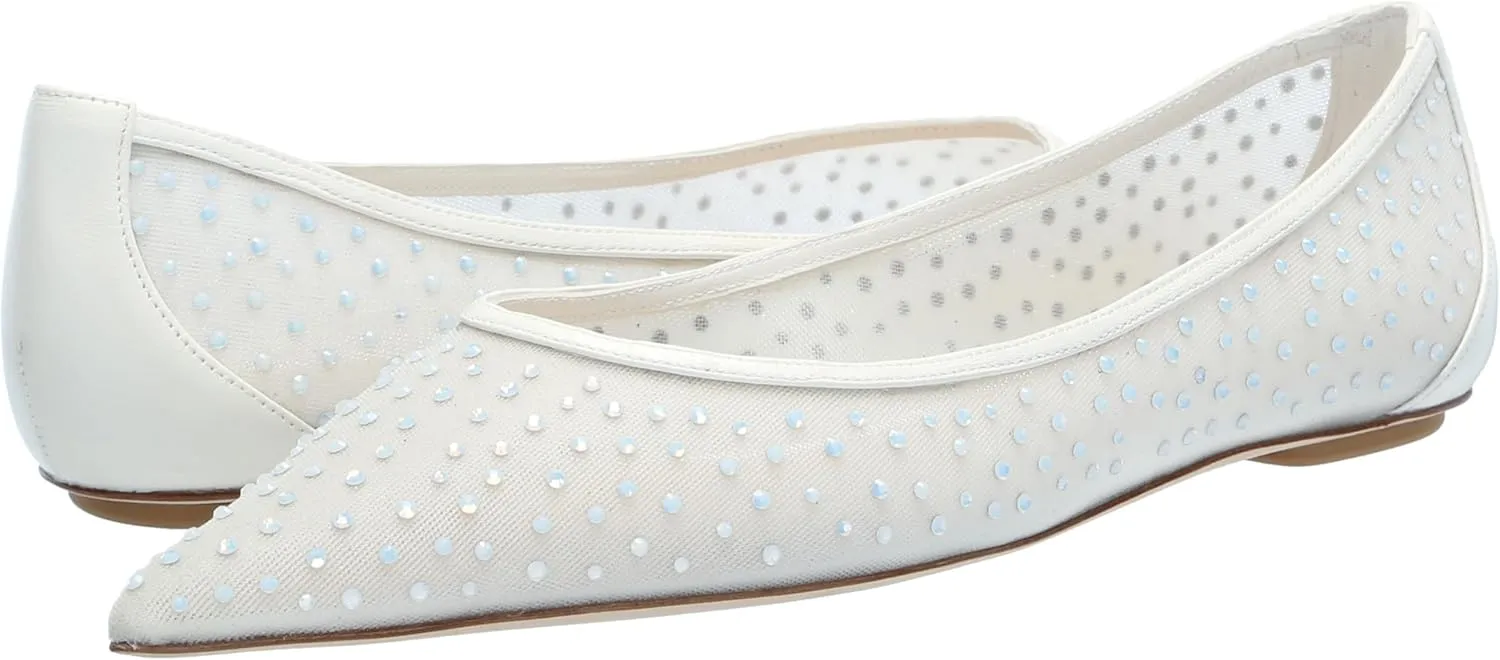 Stuart Weitzman Women's Emilia Mesh Flat Ballet