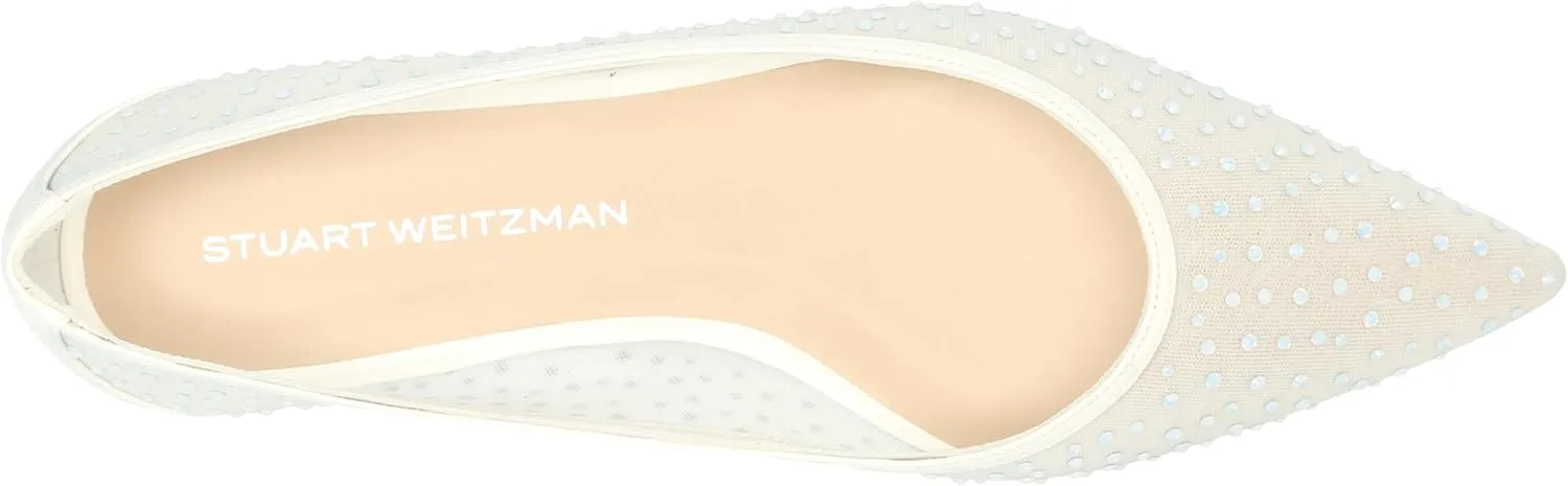 Stuart Weitzman Women's Emilia Mesh Flat Ballet