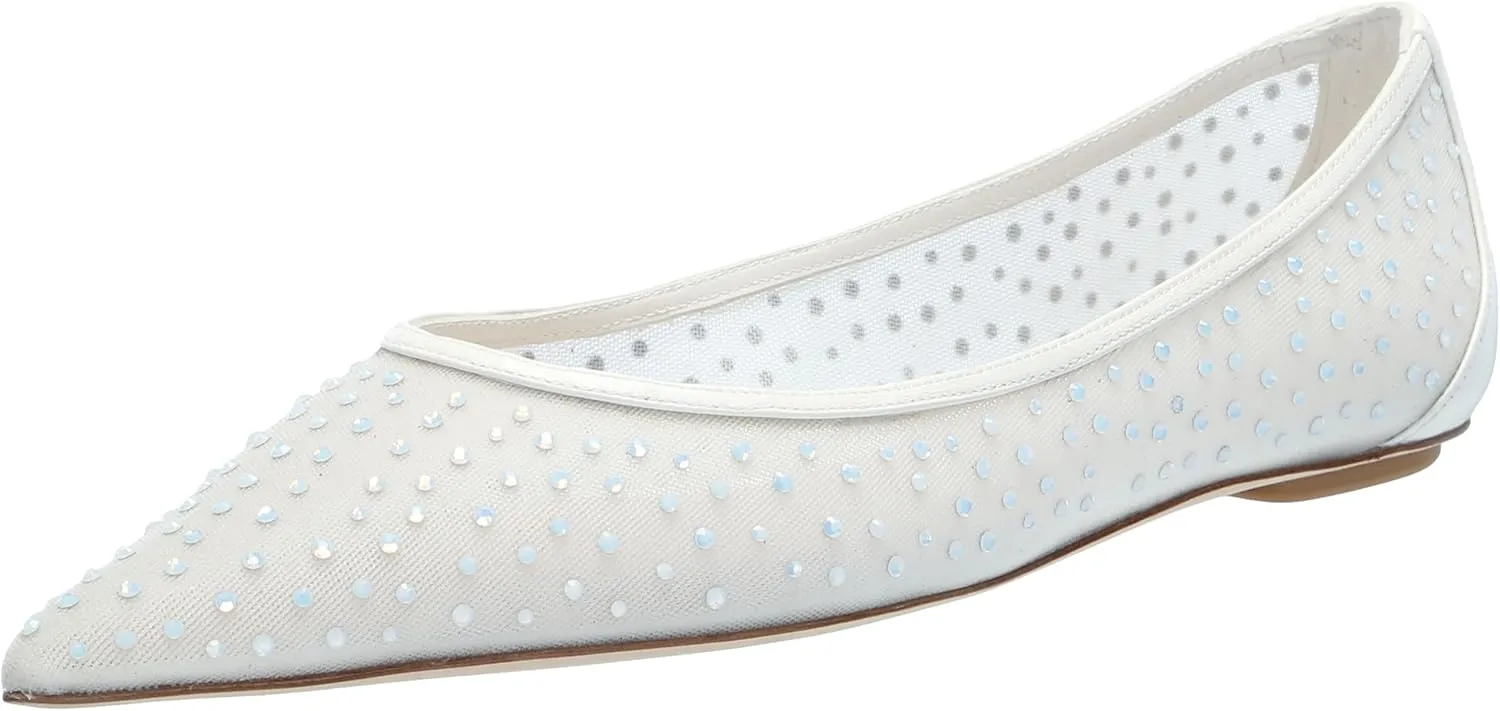 Stuart Weitzman Women's Emilia Mesh Flat Ballet