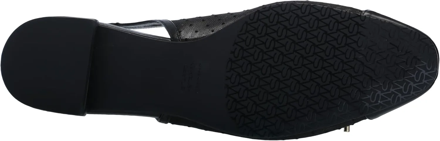 Stuart Weitzman Women's Sleek Bow Slingback Flat Ballet