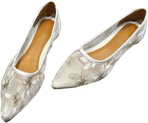 Stunner Women’s Ballet Flats Comfortable Pointed Toe Slip On Memory Foam Flats Shoes