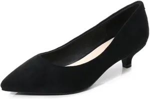 Stunner Women's Classic Fashion Pointed Toe Low Heel Dress Pumps Shoes