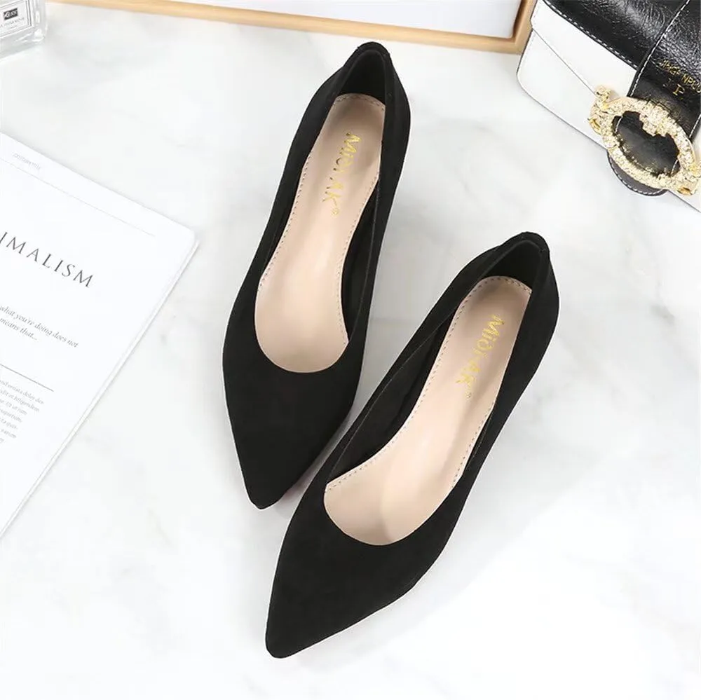 Stunner Women's Classic Fashion Pointed Toe Low Heel Dress Pumps Shoes