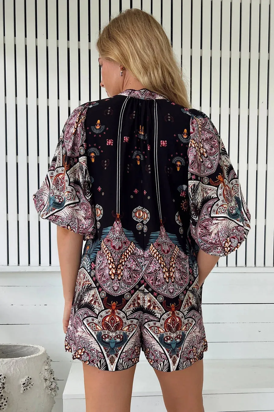 Super Nova Print Mahlia Playsuit - JAASE