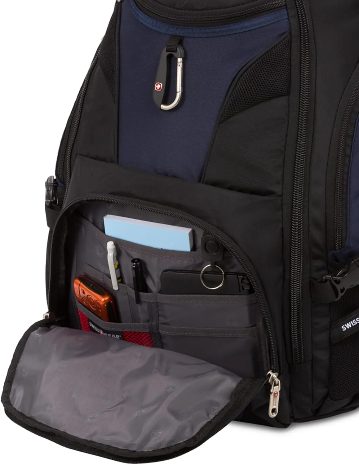 SwissGear 1900 Scansmart TSA 17 Laptop Backpack, Blue/Black, 19-Inch
