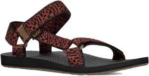 Teva Men’s Original Universal Sport Sandal, Black (Peaks Black), US 9, Radio Red Rock, 12 US
