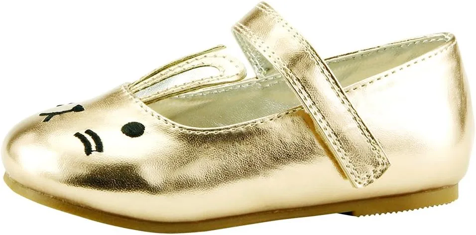 The Doll Maker Easter Bunny Flat Shoe
