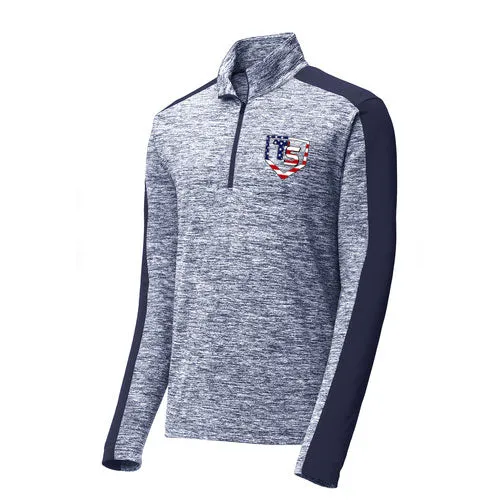 The SLIDE Podcast - PosiCharge® Electric Heather Colorblock 1/4-Zip Pullover