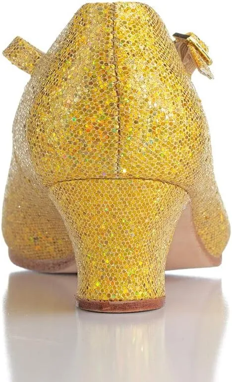 Theatricals Womens Starlite 1.5" Glitter Character Shoes