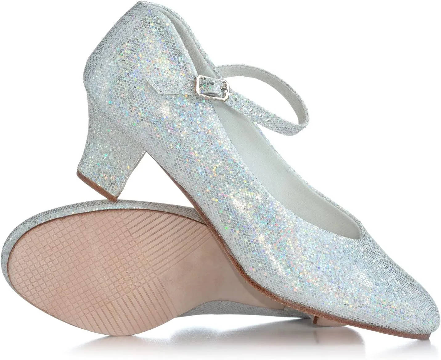 Theatricals Womens Starlite 1.5" Glitter Character Shoes