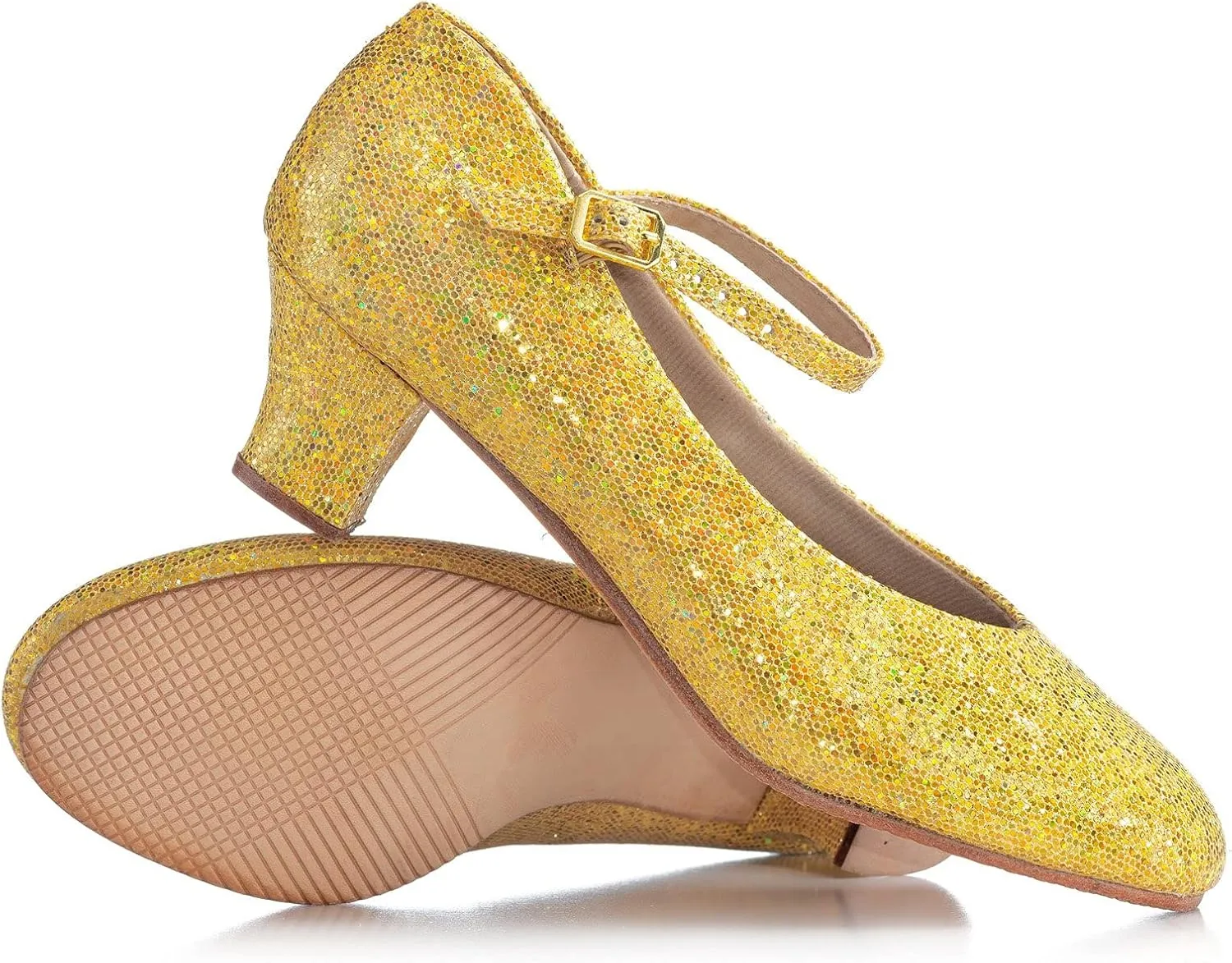 Theatricals Womens Starlite 1.5" Glitter Character Shoes