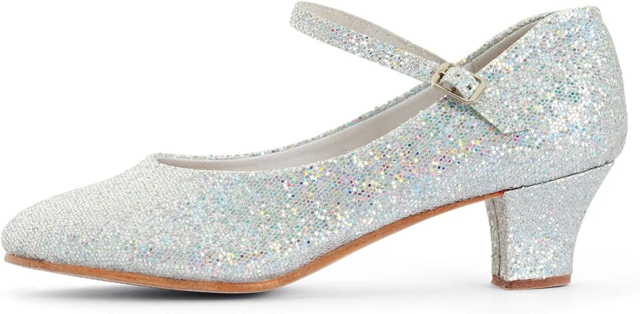 Theatricals Womens Starlite 1.5" Glitter Character Shoes