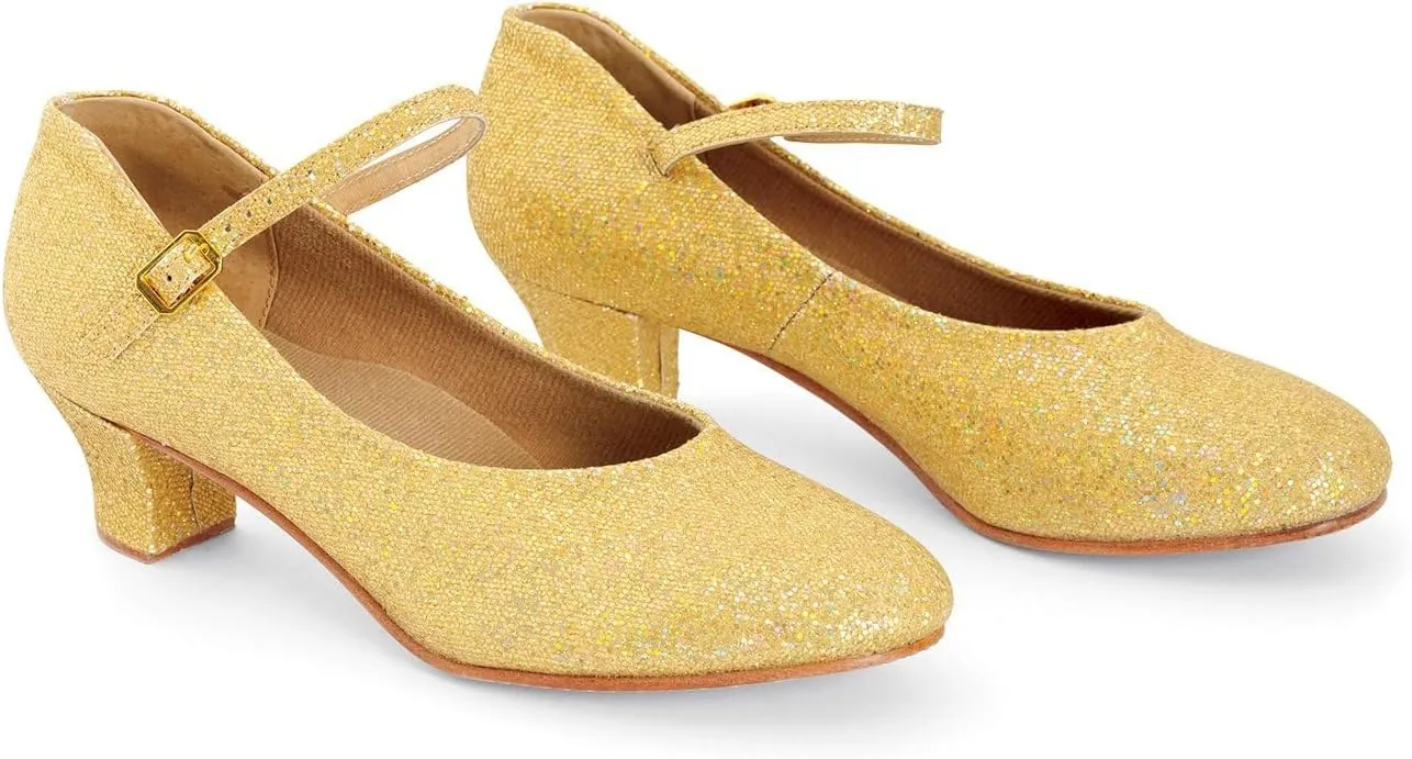 Theatricals Womens Starlite 1.5" Glitter Character Shoes
