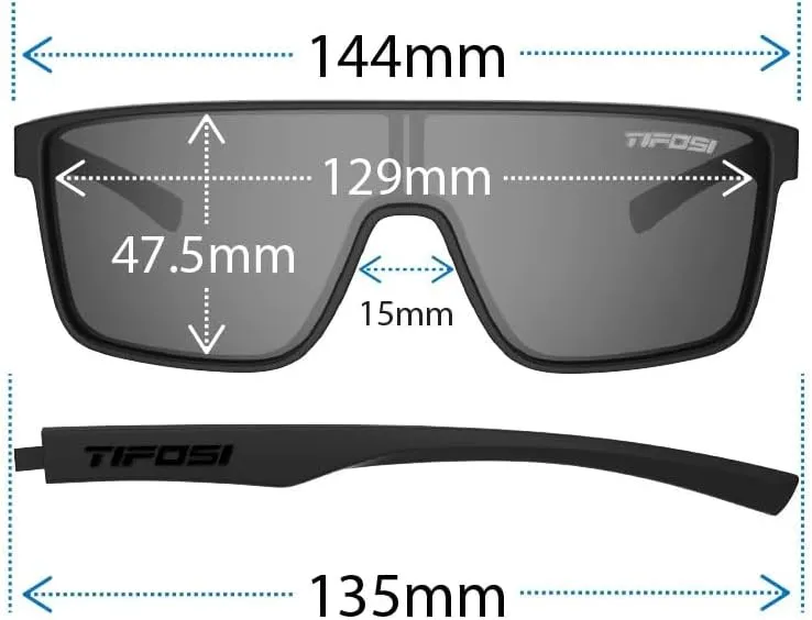 Tifosi Sanctum Sunglasses, Ideal For Cycling, Golf, Hiking, Running, Tennis & Pickleball, Lifestyle