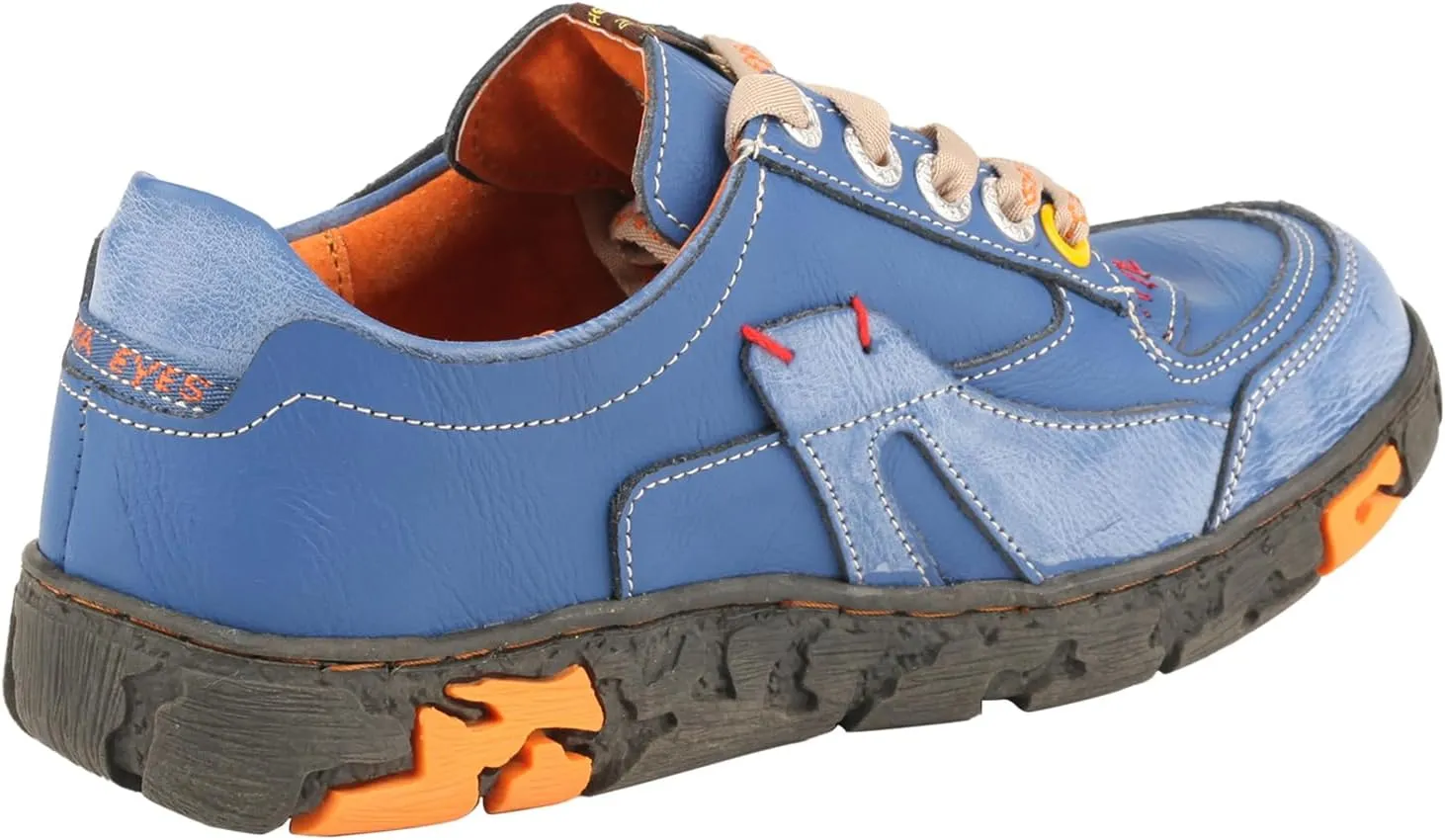 TMA EYES Women's Flat Shoes Lace-Up Casual Fashion Comfortable Leather Shoes