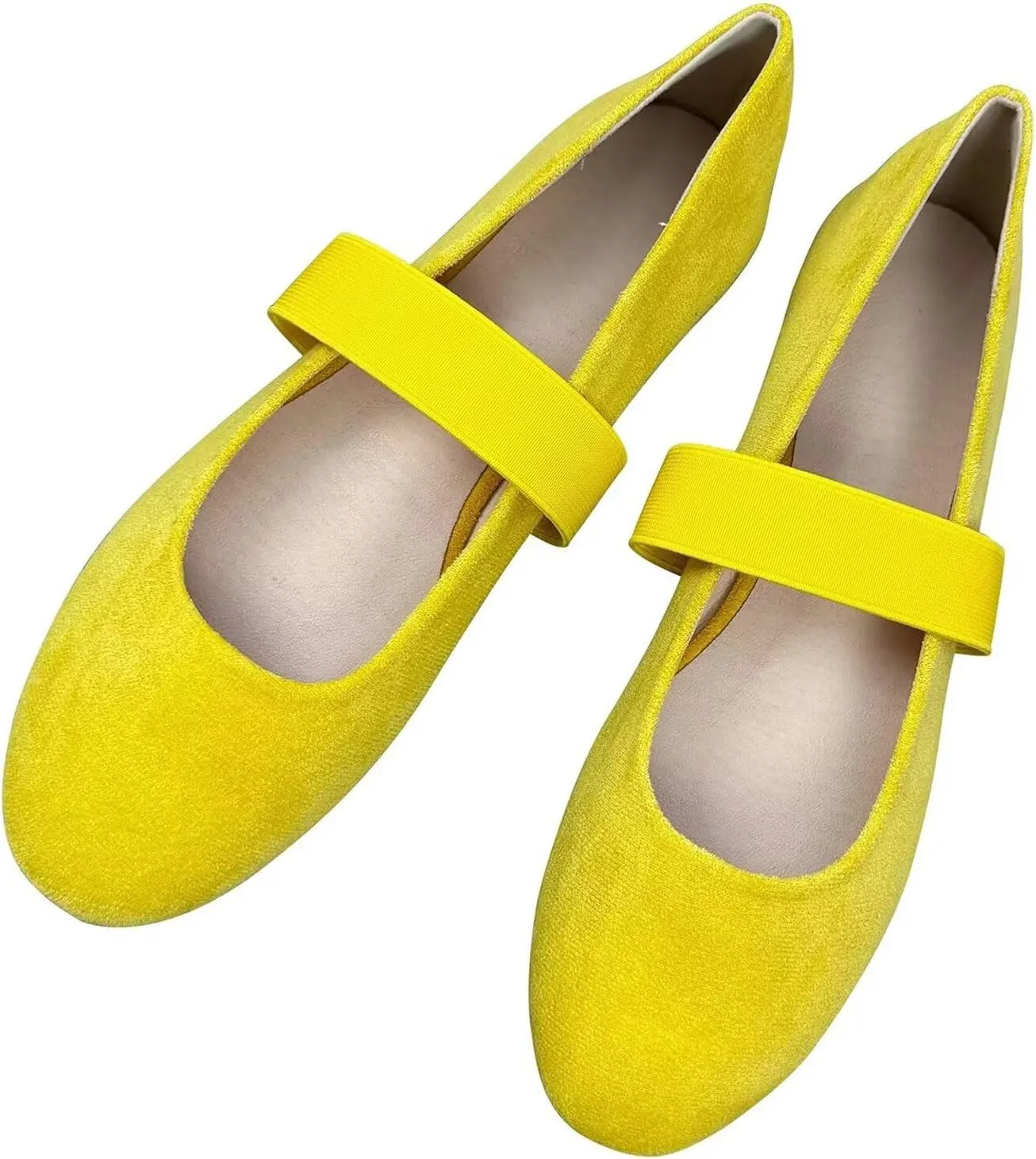 TN TANGNEST Leather Flats for Women Comfortable Round Toe Slip On Ballet Flats Retro Dress Mary Jane Flats