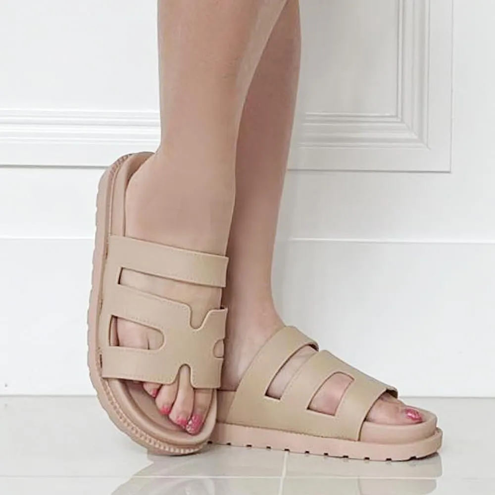 TRENDSUP Gino-24 Comfortable Flat Sandals for Women