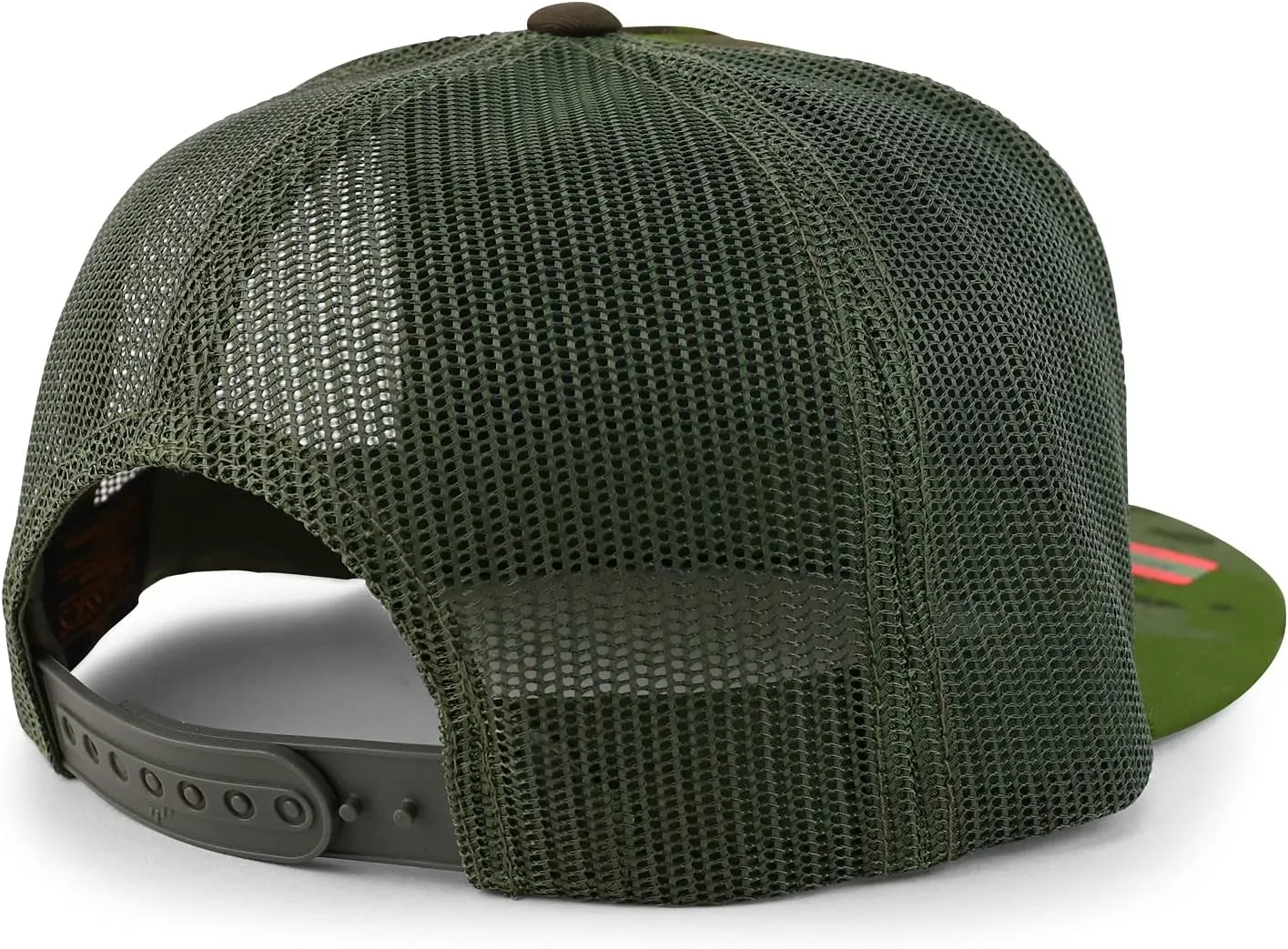 Trendy Apparel Shop Flexfit Brand 5 Panel Classic Trucker Flatbill Mesh Snapback Cap