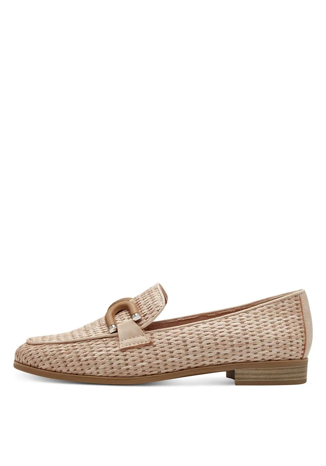 Tweed Natural Loafer - Powder