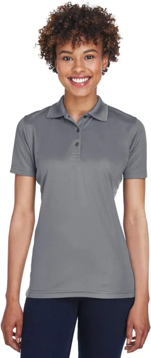 UltraClub Ladies' Cool & Dry Mesh Piqué Polo L CHARCOAL