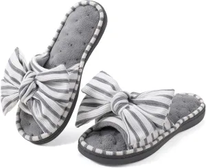 ULTRAIDEAS Women's Eurytides Slide Slippers Memory Foam House Shoes