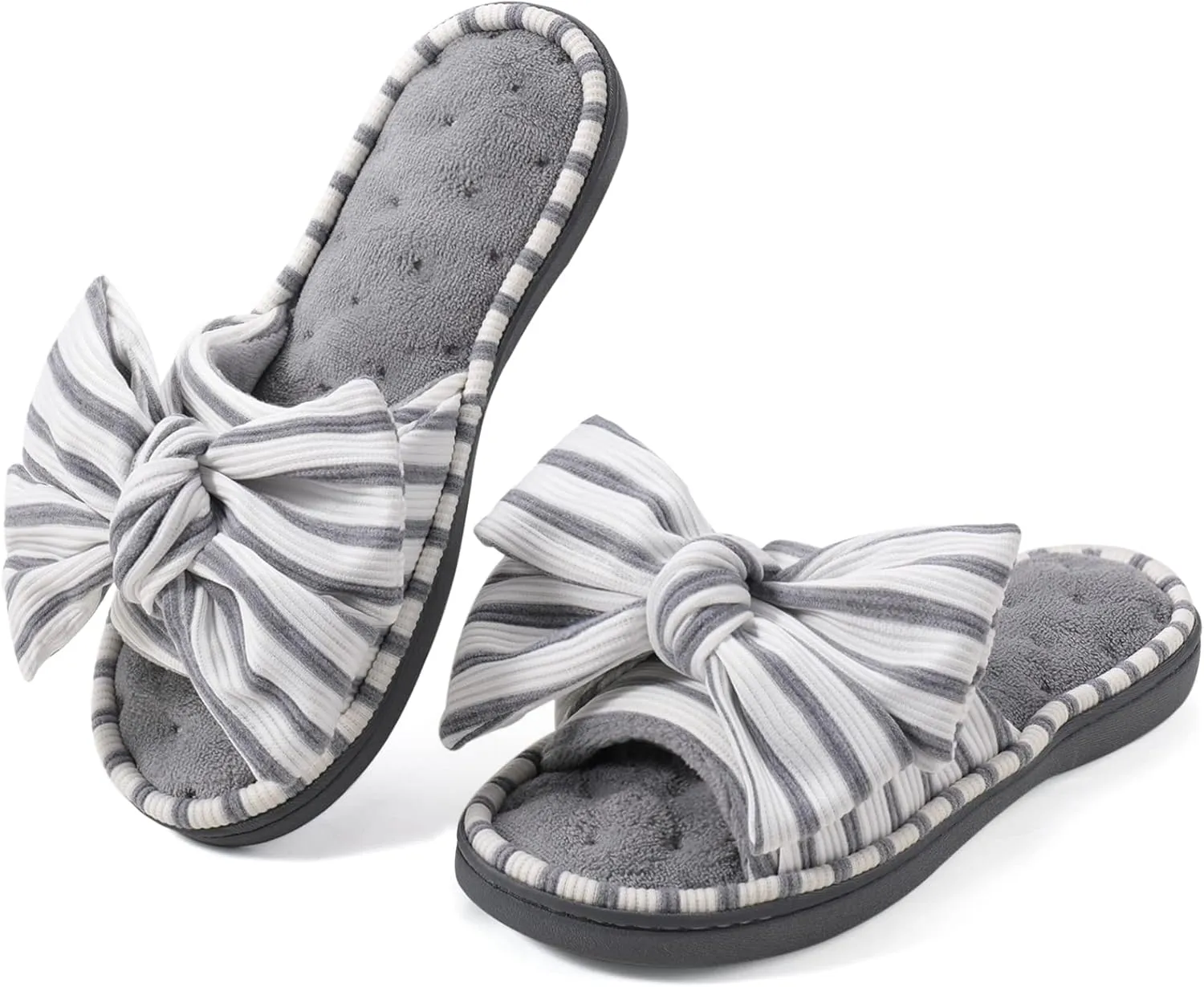 ULTRAIDEAS Women's Eurytides Slide Slippers Memory Foam House Shoes