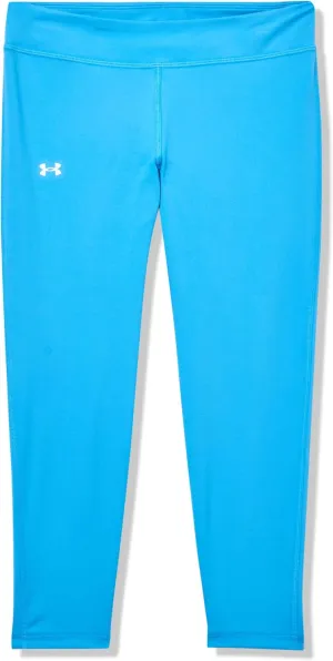 Under Armour Girls Motion Solid Crop Leggings, (452) Ether Blue / / White, Small