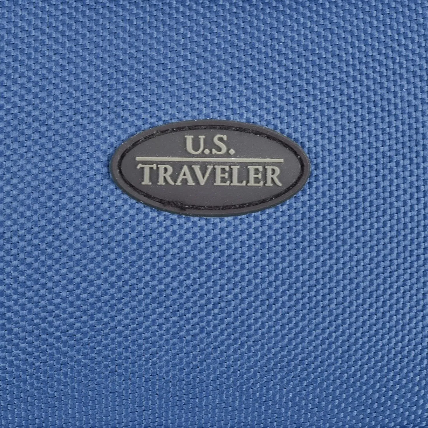 U.S. Traveler Lightweight Rolling 20" Carry On Luggage Softside Suitcase, Blue, 2 Wheel-1 Piece