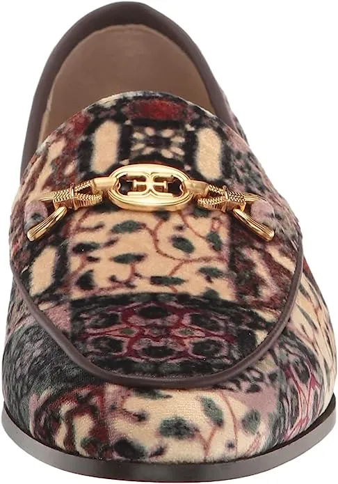 Vamp Sam Ivory Detail Wide Multi Chain Highly recommended Leather Edelman Discounted delivery Prime Loafers Loraine