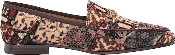 Vamp Sam Ivory Detail Wide Multi Chain Highly recommended Leather Edelman Discounted delivery Prime Loafers Loraine