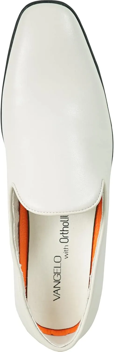 VANGELO Men Dress Shoe Vallo-3 King-5 Loafer Slip-on Formal Tuxedo Prom Wedding Ortholite Insole Medium and Wide Width