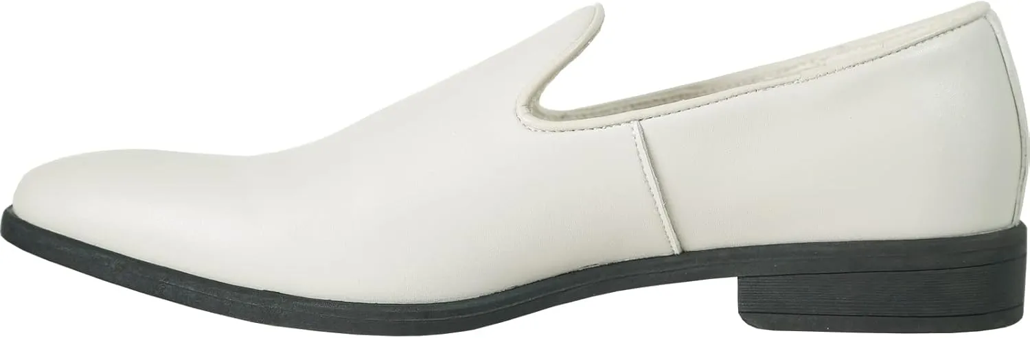 VANGELO Men Dress Shoe Vallo-3 King-5 Loafer Slip-on Formal Tuxedo Prom Wedding Ortholite Insole Medium and Wide Width