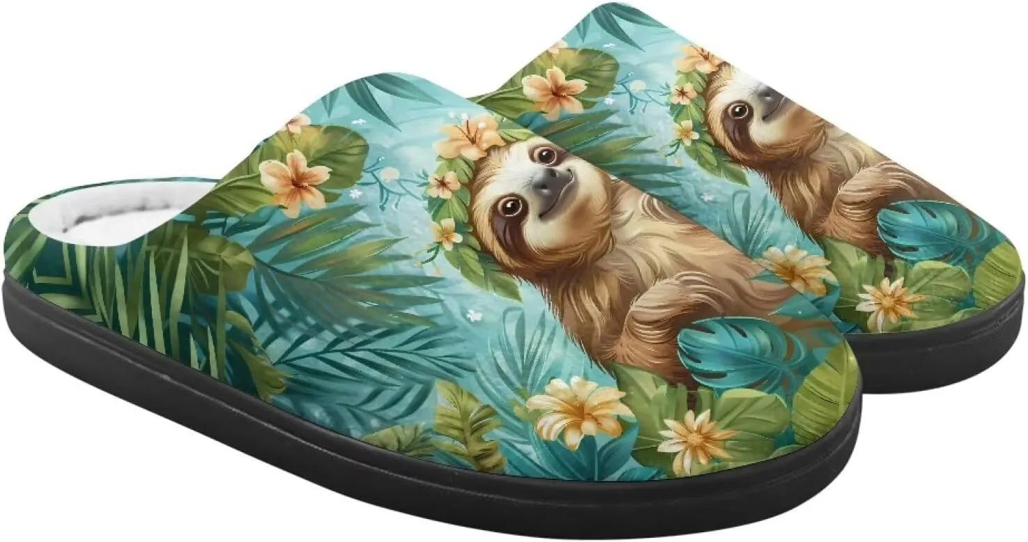 Veniyate Kids Fuzzy House Memory Foam Slippers Bedroom Shoes Cozy Indoor Slide for Boys Girls