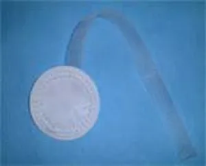 Ventralex - Ventral Hernia Repair Mesh Nonabsorbable Polypropylene Monofilament / ePTFE Mesh 1-7/10 Inch Diameter Small Circle with Strap Style White Sterile - 0010301