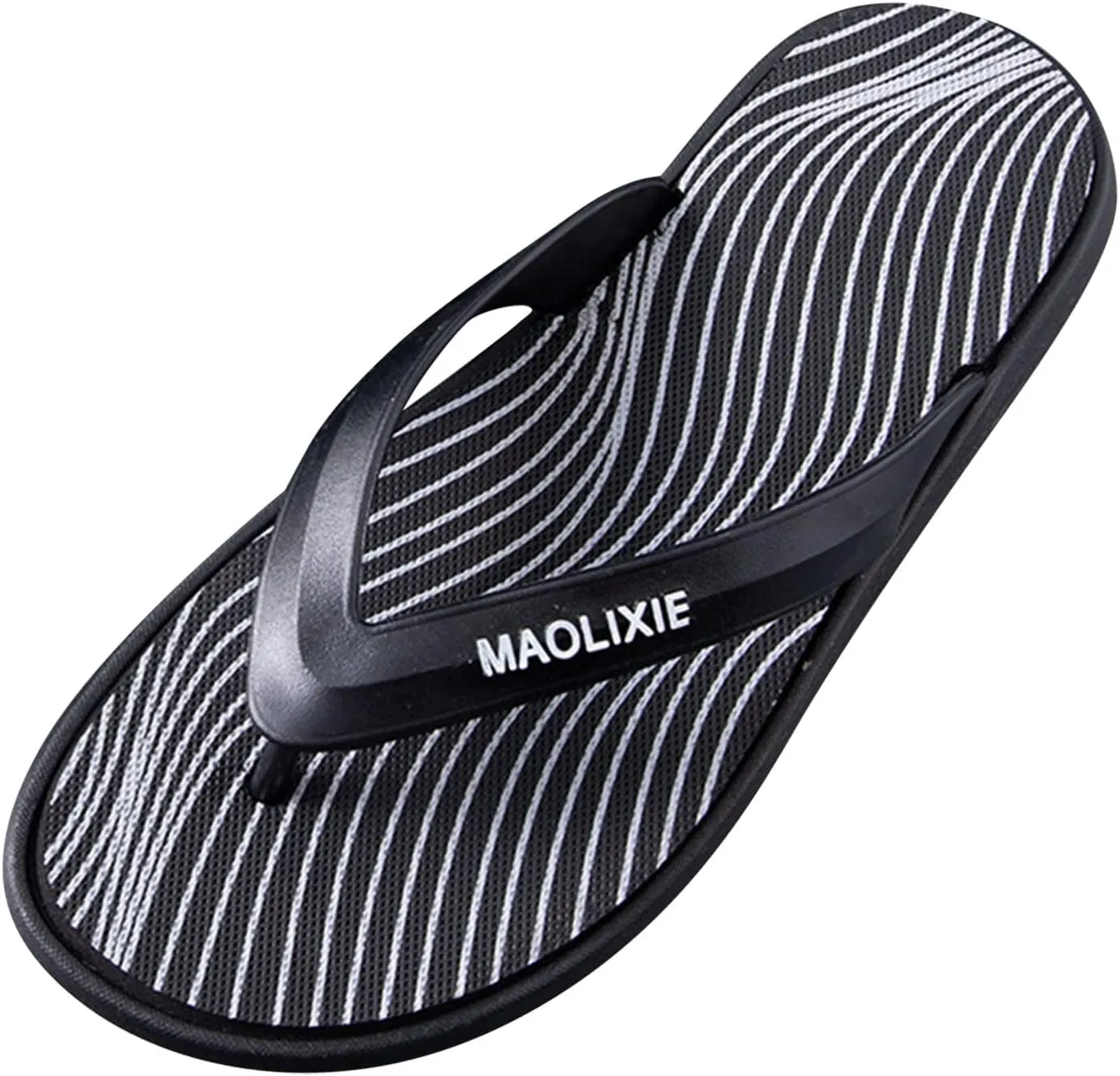 Vickyleb Flip Flops for Men,Men's Flip Flops Trendy Summer Comfortable Fashion Beach Sandals C