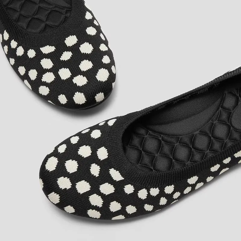 VIVAIA Round-Toe Flat (Claire) Women Comfortable Slip On Ballet Flats Ladies Leather Flats Shoes