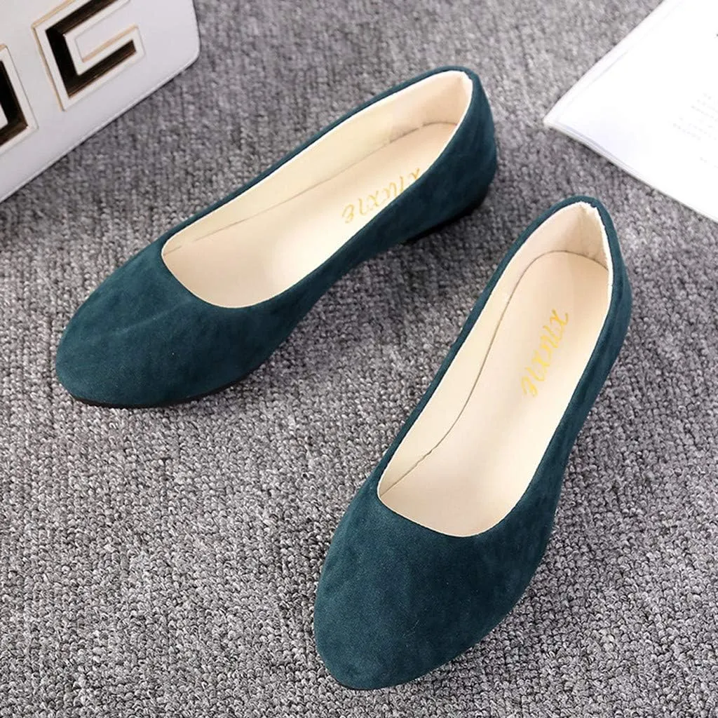 Walking Shoes Women Comfort Women Loafers Shoes Casual Slip on Non Slip Low Top CasualClosed Back Lightweight Breathable Christmas Tennis Shoes for Women Non Slip Shoes
