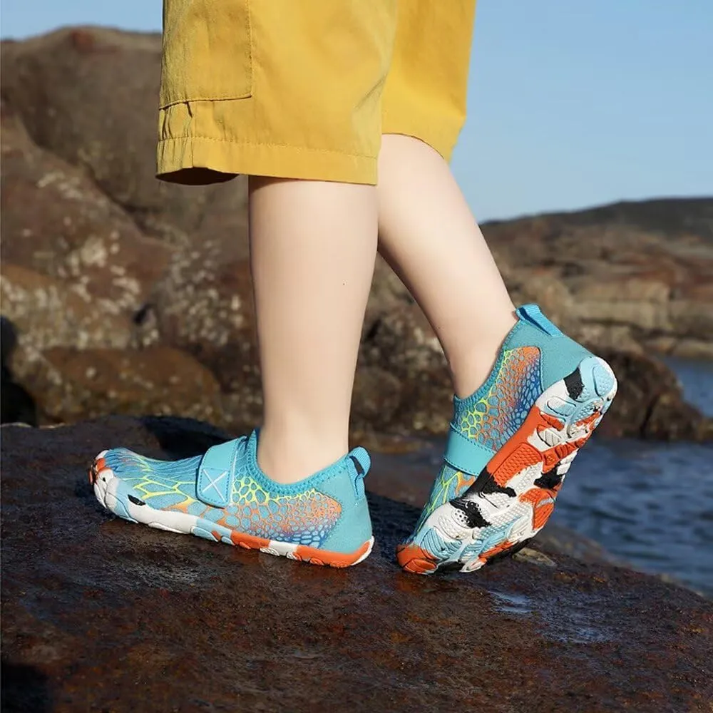 Water Shoes for Kids Boys Girls Non-Slip Breathable Hiking Sports Swim Pool Beach Sandal Quick Dry Lightweight Outdoor Indoor Shoes for Little Big Kid