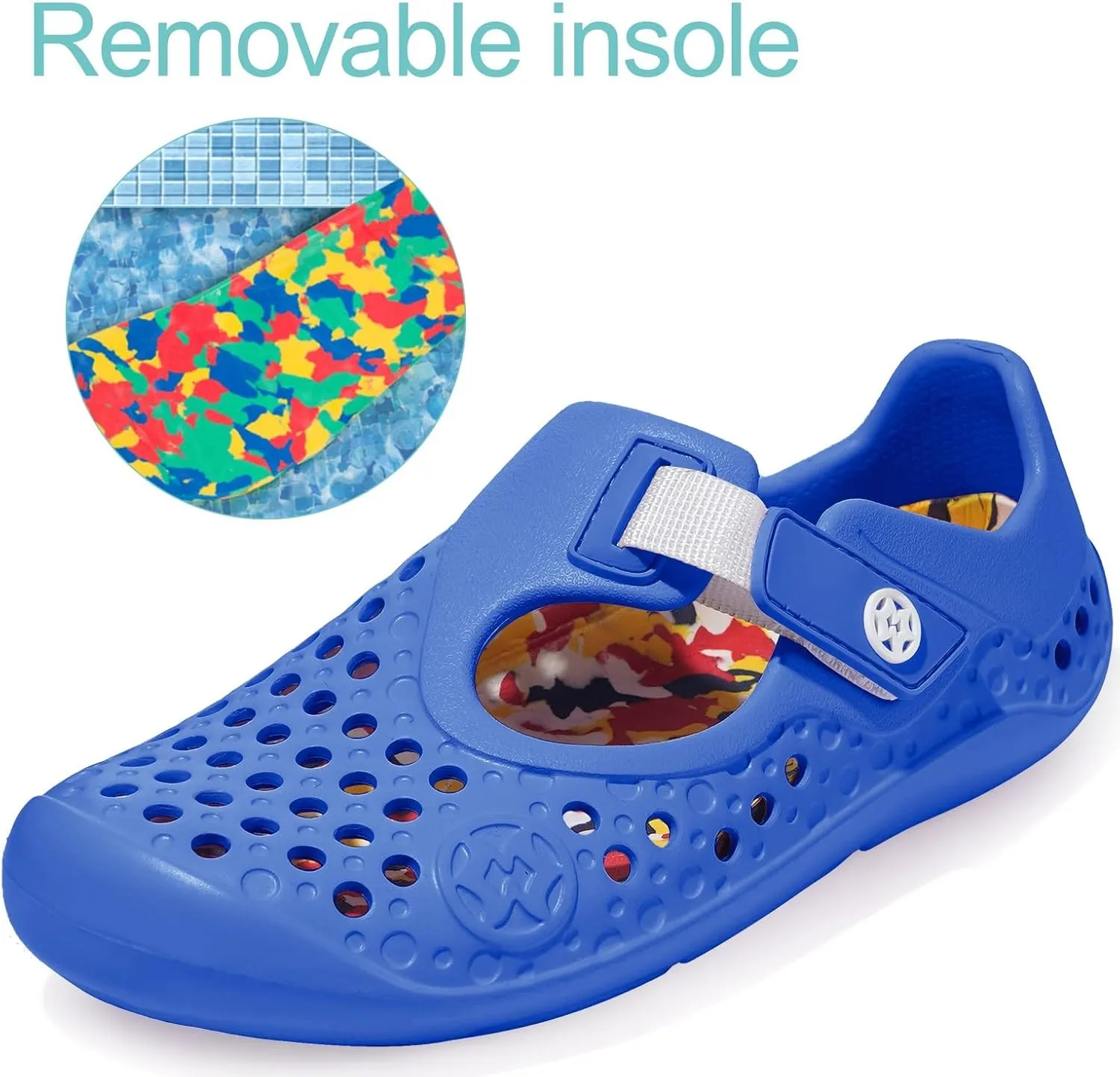 Water Shoes for Kids Swim Aqua Shoes Toddler Boys Girls Barefoot Sport Beach Pool Sandals Quick Dry Lightweight Breathable Slip on Sneakers (Toddler/Little Kid/Big Kid)