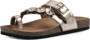 WHITE MOUNTAIN Kids Graffito Signature Comfort-Molded Floral Footbed Sandal
