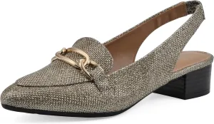WHITE MOUNTAIN Women's Boreal Low Block Loafer Heel