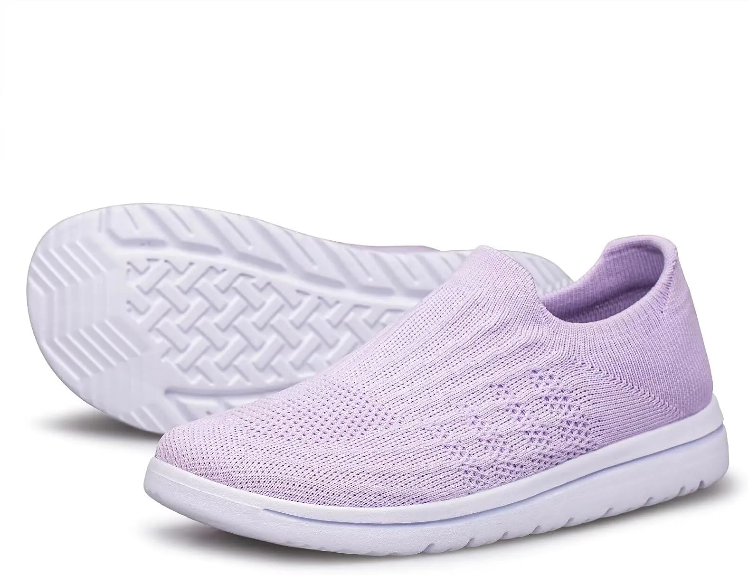 Wide Toe Shoes Women Barefoot Sneakers Mesh Flat Casual Pull-on Lightweight Breathable Comfortable