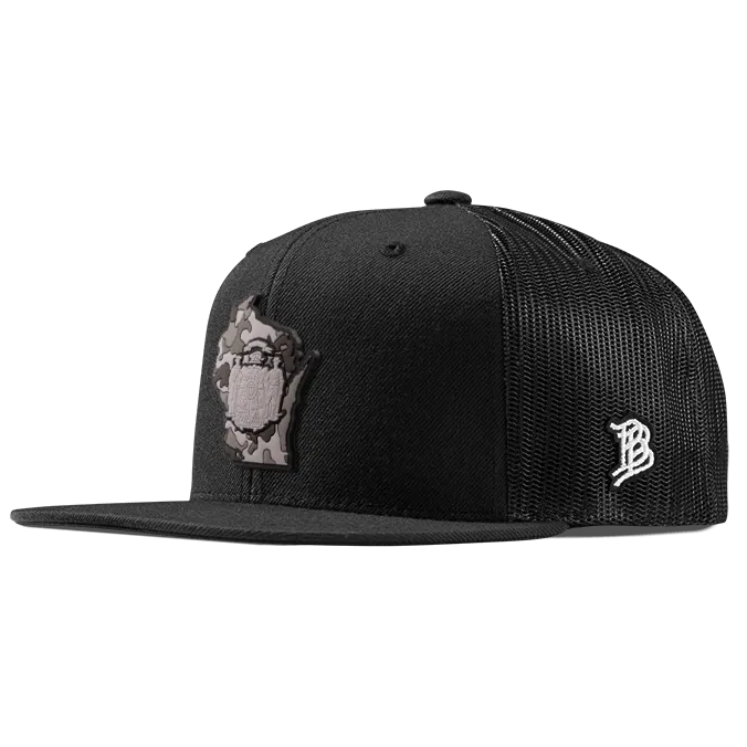 Wisconsin Camo Flat Trucker