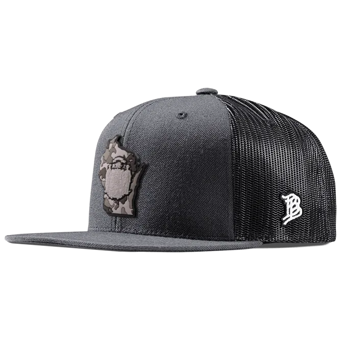 Wisconsin Camo Flat Trucker
